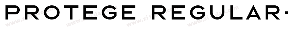 Protege Regular字体转换
